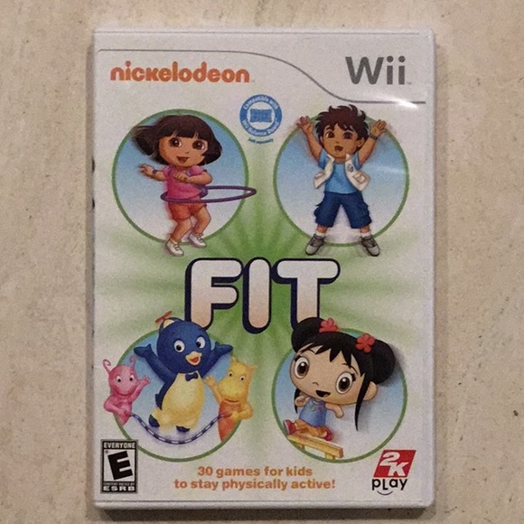 Nickelodeon Fit Nintendo Wii Game For Kids Exercise Workout Complete Fitness - Picture 8 of 8